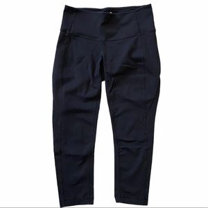 Athleta Black Cropped Leggings